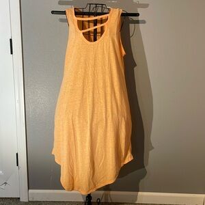 Ladies Bright Orange summer dress
